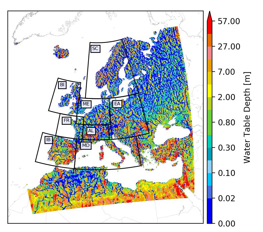 EU groundwater climatology